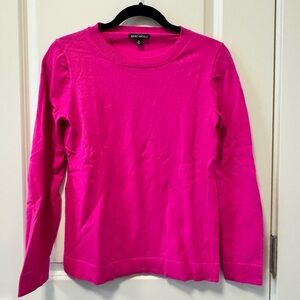 Jcrew Factory Cotton-Wool Teddie Sweater in Neon Fuschia